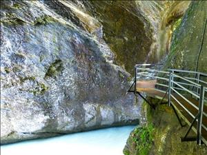 Wanderung durch die Aarenschlucht bei Meiringen