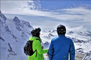 Skihütten in der Ostschweiz