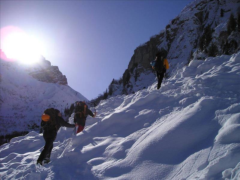 Schneeschuhwanderung am Teufelstättkopf