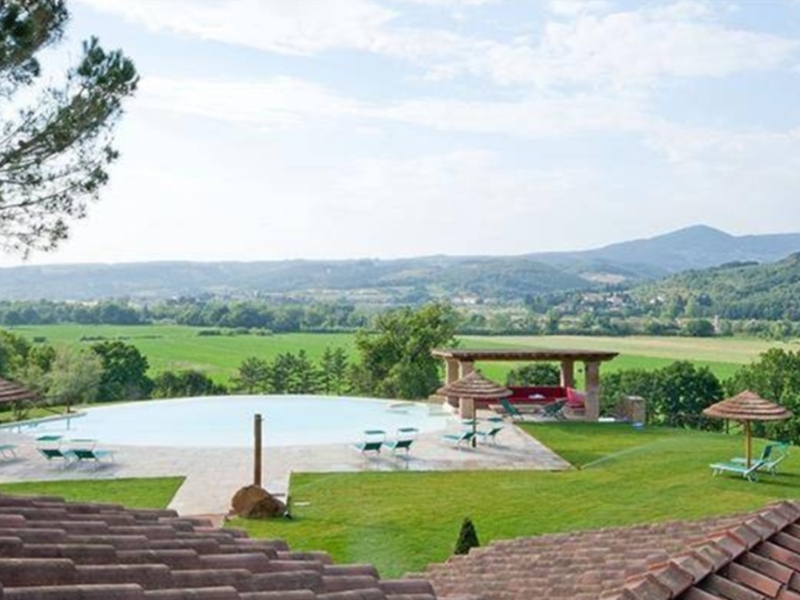 Group accommodation Podere Fonteinfrancia Garden