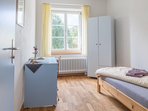 Seminar- und Gästehaus Wirkstatt Auboden Schlafzimmer