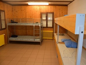 Pfadiheim La Sardoche Mehrbettzimmer