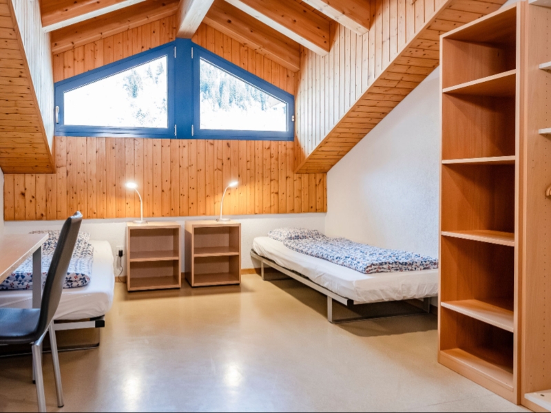 L'une des chambres à deux lits