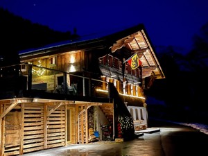 Chalet Metsch House view winter