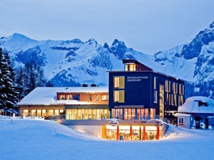 Berggasthaus Oberdorf Hausansicht Winter