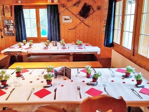 Group accommodation Alpenlodge Dining room
