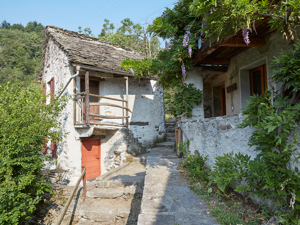 Casa del Bosco Hausansicht Sommer