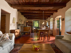 Ferienhaus Wild Valley Secret Villa Ess- und Aufenthaltsraum