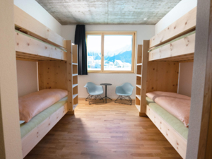 Jugendherberge wellnessHostel3000 Schlafzimmer