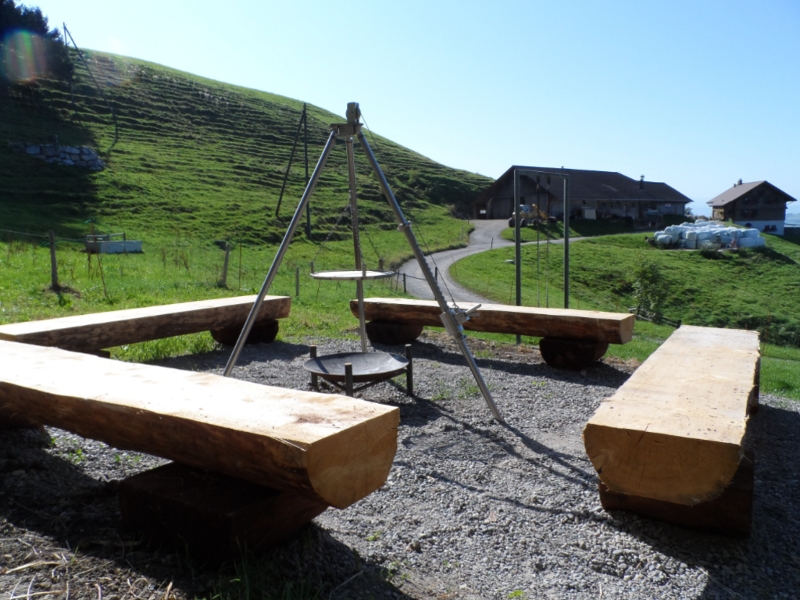 Holiday hostel HörnliHaus Barbecue area