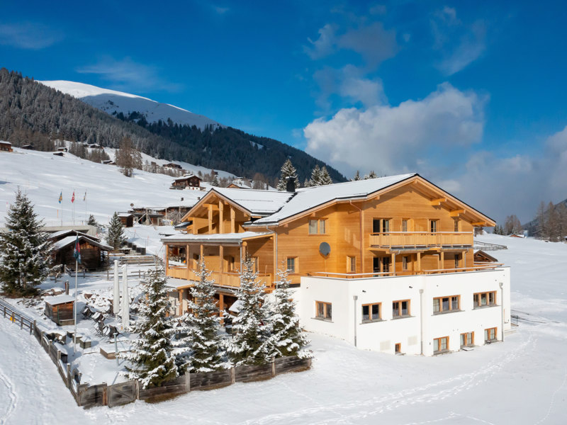 Hotel Schraemli's Lengmatta Davos House view