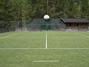 Ferienhaus Blinnensand Fussballplatz