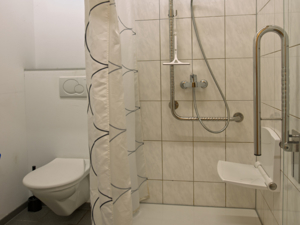 Ferienhaus Blinnensand Badezimmer