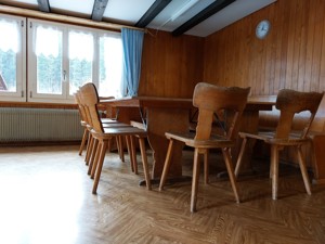 Ferienhaus Alpen Chalet Ruedy Hus Esszimmer