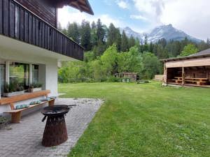 Group accommodation Bergblick Garden summer