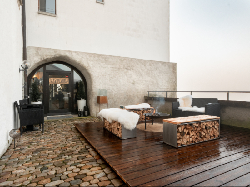 Bed & Breakfast Schlafschloss Terrasse