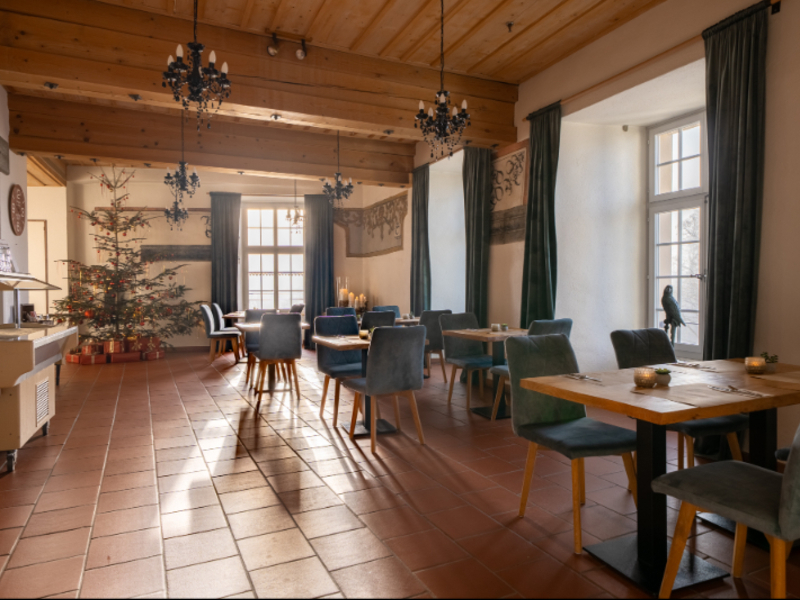 Bed & Breakfast Schlafschloss Esszimmer