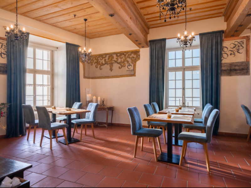 Bed & Breakfast Schlafschloss Esszimmer