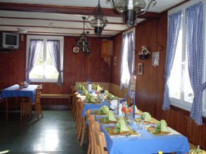 Alp-refuge Ricketschwändi Dining room