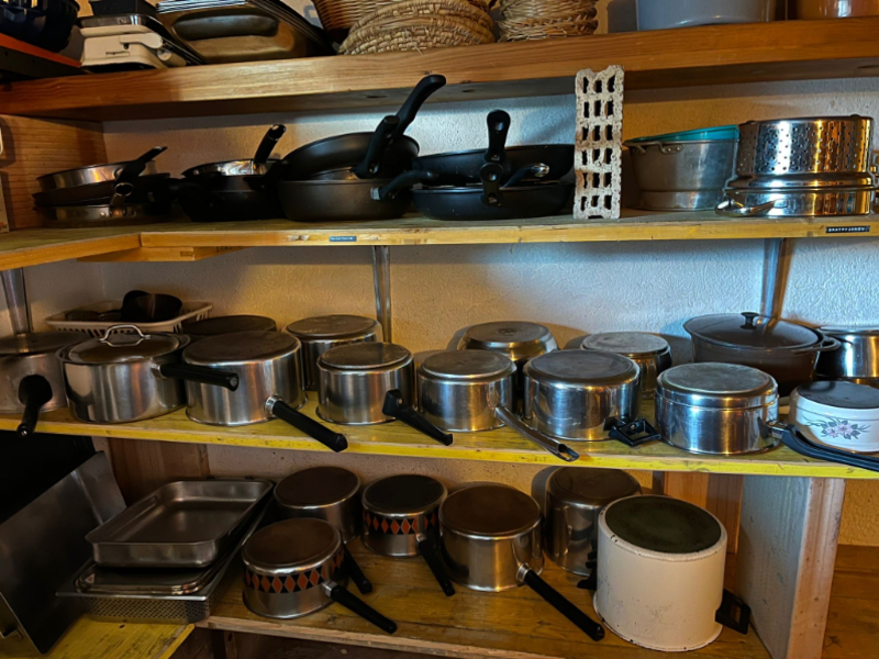 Mountain hut Chrüzhütte Kitchen