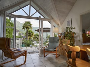 Ferienwohnung Wild Valley Ticino Vista Wohnzimmer