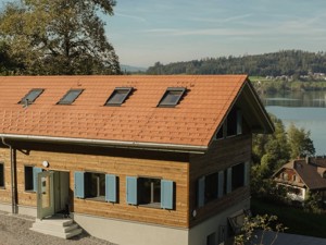 Ferienhaus Itelfingen Hausansicht Sommer