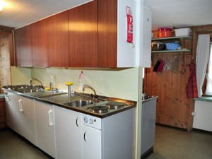 Ferienhaus Cresta Luzein Küche