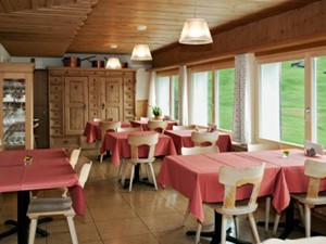 Hotel Rhätia Esszimmer