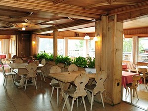 Hotel Rhätia Esszimmer