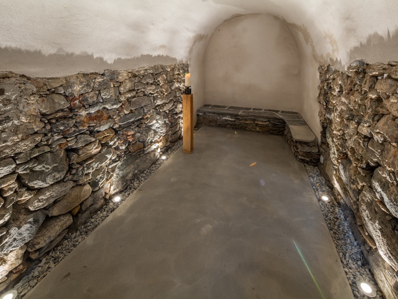 the Rustico cellar