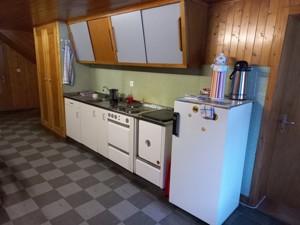 Group accommodation Schächenhütte Kitchen