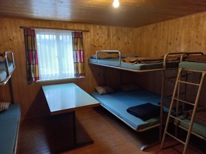 Group accommodation Schächenhütte Bedroom