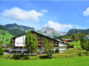 Panorama Lodge Berg & Bett Säntis Lodge Hausansicht Sommer