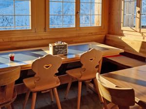Cabane de ski Obererbs Salle à manger et salon