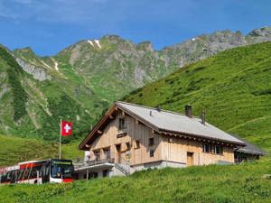 Ski hut Obererbs House view summer