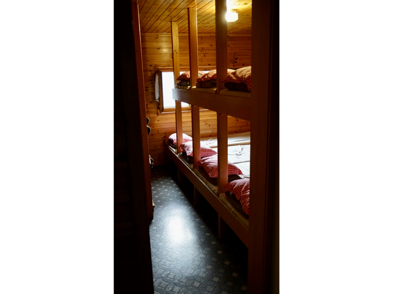 Skihütte Feselalp Schlafzimmer