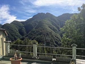 Ferienhaus Wild Valley Rusticino Aussicht