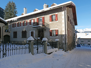 Maison de vacances Chesa Orta Vue de la maison hiver