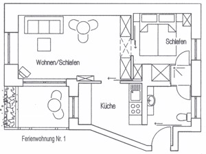 Ferienwohnungen Haus Marlies Grundriss