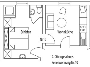 Appartements de vacances Haus Marlies Plan d'étage