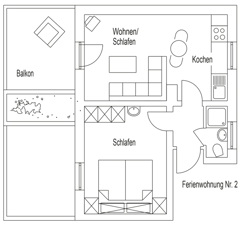 Appartements de vacances Haus Marlies Plan d'étage