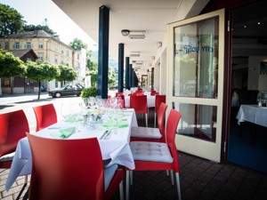 Hotel City Hotel Brunnen Terrasse