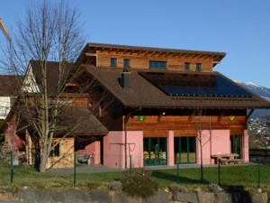 Boyscout camp Mauren House view summer