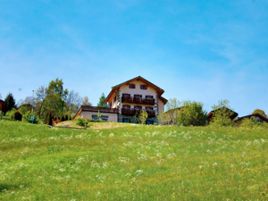 Ferienhaus Le Dahu Hausansicht Sommer