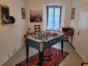 the table football table