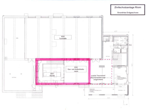 Group accommodation Riom Floor plan