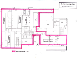 Group accommodation Riom Floor plan