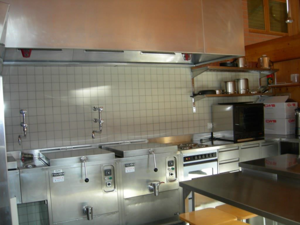 Group accommodation Riom Kitchen