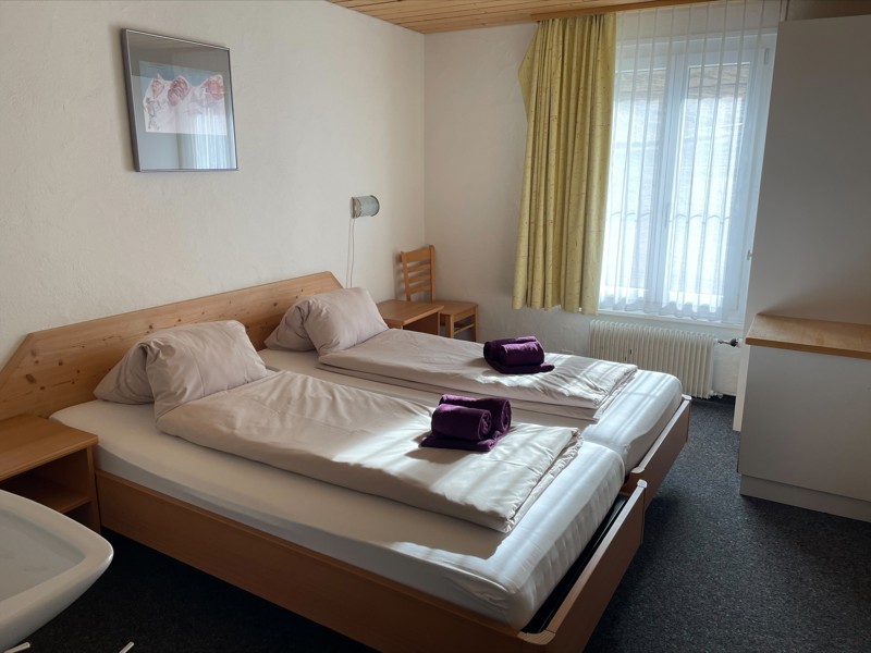 Mountain hostel Kleine Scheidegg Double room