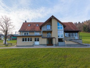 Boyscout camp Hinterberg House view summer